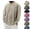 16# Khaki, variant on Men's Long Sleeve Shirts Vintage Oversized Distressed Washed T-Shirt Crewneck Cotton Tees Pullover Tops Purple M