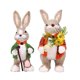 thumbnail image 1 of Estatuilla de conejito de Pascua Gloria 2 Unids Decoración Figuras Duraderas Regalo Mesa, 1 of 9