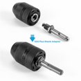thumbnail image 1 of Portabrocas sin llave de 2-13 mm con adaptador de vástago SDS Plus, 1/2-20UNF, herramienta convertidora para taladro de impacto, 1 of 5