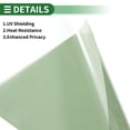 thumbnail image 4 of Unique Bargains Universal Car Window Tint Film Privacy Film Nano Ceramic PET 1 Pc 50% VLT Green 20ft x 20 inch, 4 of 7
