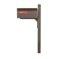 thumbnail image 2 of Special Lite Products SCH1016S-SPK720-CP Titan Steel Curbside Mailbox & Wellington Mailbox Post, 2 of 3