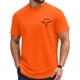 thumbnail image 4 of Camisetas de Manga Larga para las Mujeres de Ajuste Suelto Frontal Pequeño Estampado Superior, Camiseta de Cuello Redondo para Primavera Verano, 4 of 7
