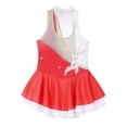 thumbnail image 4 of inhzoy Kids Girls Shiny Sequins Floral Sleeveless Dance Dress, 4 of 4