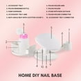 thumbnail image 5 of 6 Pcs Nail Polish Holder for Nails, Makartt Nail Arm Rest Manicure Supplies, Nail Art Tool for Pedicure with Multi Angle & Polish Trays,Nail supplies for Salon Home DIY, 5 of 9