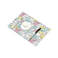 thumbnail image 3 of MKHERT Funny Cats Cute Doodle Animals Placemats Table Mats for Dining Room Kitchen Table Decoration 12x18 inch,Set of 6, 3 of 4
