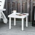 thumbnail image 2 of Outsunny Table d'Appoint de Jardin, Table Basse d'Extérieur pour Boisson, Blanc, 2 of 10