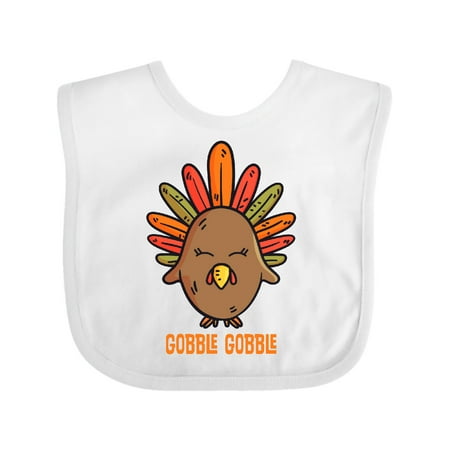 

Inktastic Gobble Gobble Turkey Gift Baby Boy or Baby Girl Bib