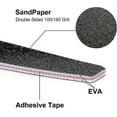 thumbnail image 2 of 10 Pack Double Sided Nail File Emery Grit Manicure Manicure Tools Curved Nail Files For Home And Salon, 2 of 4