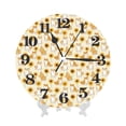 thumbnail image 7 of Kdxio Clock number Print Wall Clock,10 Inch Battery Operated Wall Clocks,Silent Non Ticking Small Analog Clock for Living Room,Office,Home,Bedroom,Kitchen,Bathroom, 7 of 7