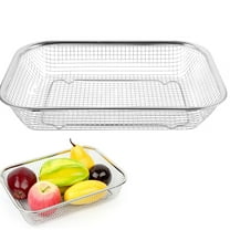 Yahome Stainless Steel Utensil Drying Rack Dishwasher Silverware Drainer Basket Utensils Drawer Organizer Chopsticks Spoons Forks Knifes Cutlery Storage for Kitchen Counter -15 x 11in