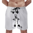 thumbnail image 5 of Terrifier Men's Swim Trunks Board Shorts Drawstring Elastic Waist Quick Dry Swimsuits Beach Shorts with Pockets 2XL, 5 of 8