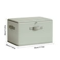 thumbnail image 3 of Fiudx Caja de Almacenamiento de Tela, Organizador de Cajones Apilable, Espacioso Contenedor de Tela, Versátil para Uso En El Hogar y El Automóvil, Solución Práctica de Almacenamiento, Elegante Contro, 3 of 6