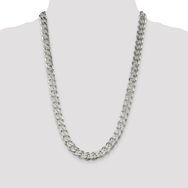 925 Sterling Silver 11mm Curb Chain 20 Inch - Walmart.ca