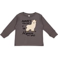 thumbnail image 3 of Inktastic Auntie's You Say Alpaca My Bags Boys or Girls Long Sleeve Toddler T-Shirt, 3 of 5