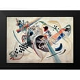 thumbnail image 2 of Kandinsky, Wassily 18x14 Black Modern Framed Museum Art Print Titled - Composition 224 (On White), 1920, 2 of 5