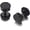 Wide:6MM A-Metal Color:Black, variant on Mens Stud Earrings Stainless Steel Illusion Tunnel Plug Screw Back with Carbon Fiber, 2pcs