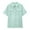 #Mint Green, variant on Funicet Mens Short Sleeve Button Down Shirts Men's Fashion Vacation Solid Color Cotton Linen Double Pocket Casual Shirts Short Sleeves Khaki XL