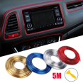 thumbnail image 2 of Tiras flexibles universales para decoración de coche, molduras para Interior de coche, cubierta embellecedora para puerta de salpicadero, estilo de coche, 5M/3M/1M, 2 of 4