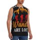 thumbnail image 2 of Fotbe Not All Who Wander Are Lost Hiking Men's Camiseta sin Mangas Estampada para Hombres, Playera Casual para Gimnasio, Entrenamiento, Playa-Small, 2 of 7