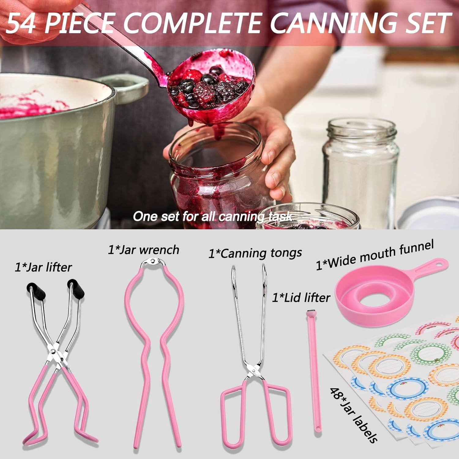 Mise En Conserve Starfrit Avec Entonnoir, Lève-bocal Et Lève-couvercle, Paq. 3 | Canadian Tire