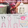 thumbnail image 2 of Canning Pot Water Bath Canner with Stainless Steel Rack and Accessories Kit, Includes Tongs, Funnels and Full Canning Supplies Starter Kits Tools (Pink, Canning Kit Essentials), 2 of 7