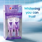 Crest Toothpaste 3DWhite Deep Stain Remover Ultra White - 3.1oz/2pk