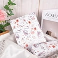 thumbnail image 5 of Swan Wrapping Paper for Women - White Gift Wrap with Rose, Swan Design for Wedding, Bridal Shower, Mothersday, Spring Baby Shower Valentine's Day - 20 X 28 Inch Per Sheet(6 Sheet), 5 of 14