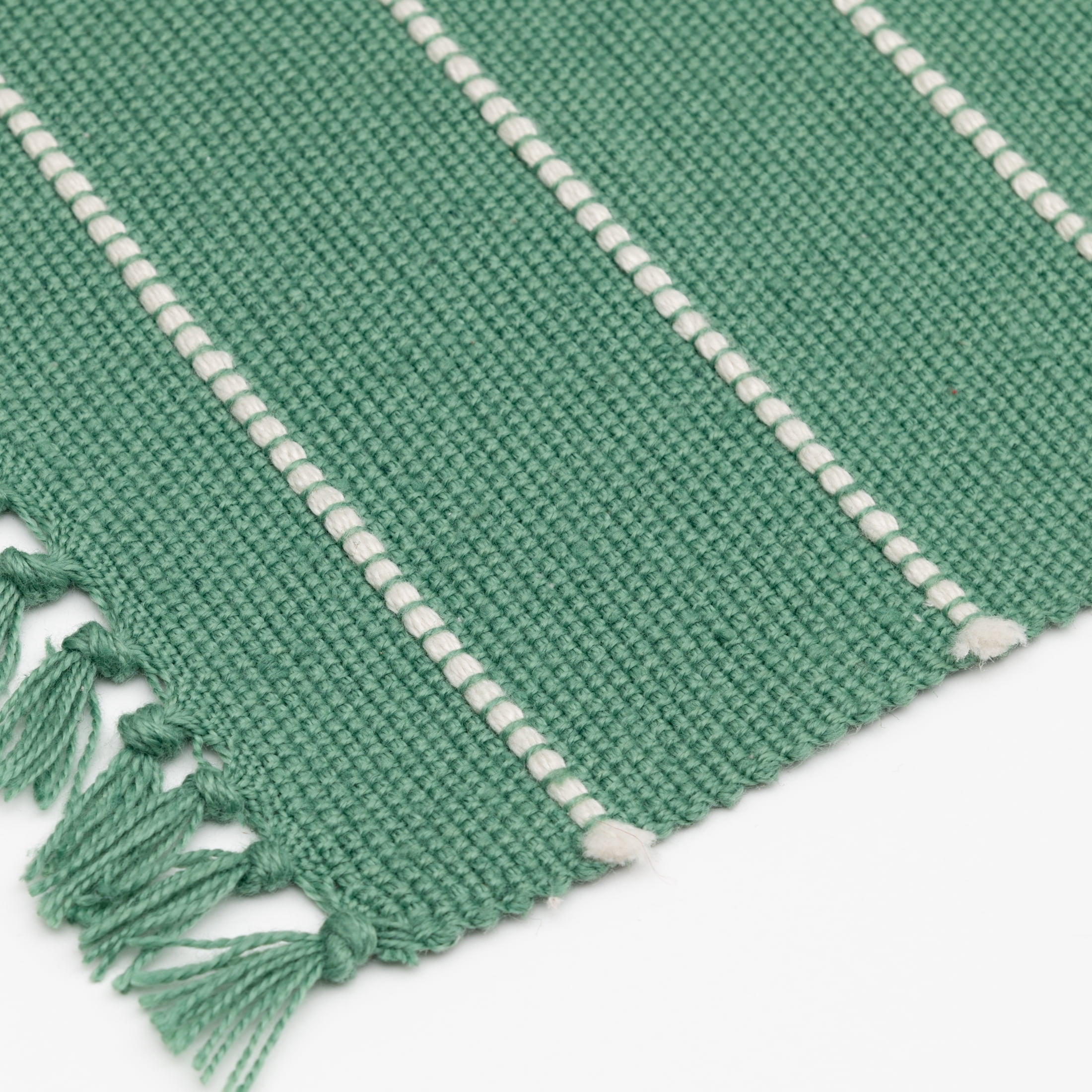 Mainstays by Becky G. & Alejandra Green Stripe Outdoor Accent Rug, 24" x 36"