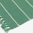 thumbnail image 6 of Mainstays by Becky G. & Alejandra Green Stripe Outdoor Accent Rug, 24" x 36", 6 of 10