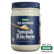 Smash Kitchen Organic Real Mayonnaise, 16 oz Jar