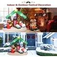 thumbnail image 6 of VINGLI Lighted Christmas Inflatable Nativity Scene Outdoor Decorations-6.5ft, 6 of 8