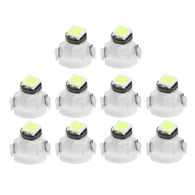 10uds Hielo Azul T3 3030 LED Coche Interior LED Instrumento Panel Luz