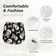 thumbnail image 4 of Salouo black white Skull bone Print Women's 2 in 1 Running Shorts Double-Layer Shorts Athletic Workout Gym Yoga Shorts Running Shorts for Women-Large, 4 of 7