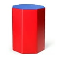 thumbnail image 5 of Topbuy 25” x 30” Octagon Tumbler Gymnastics Mat Skill Shape Tumbling Mat Red, 5 of 5