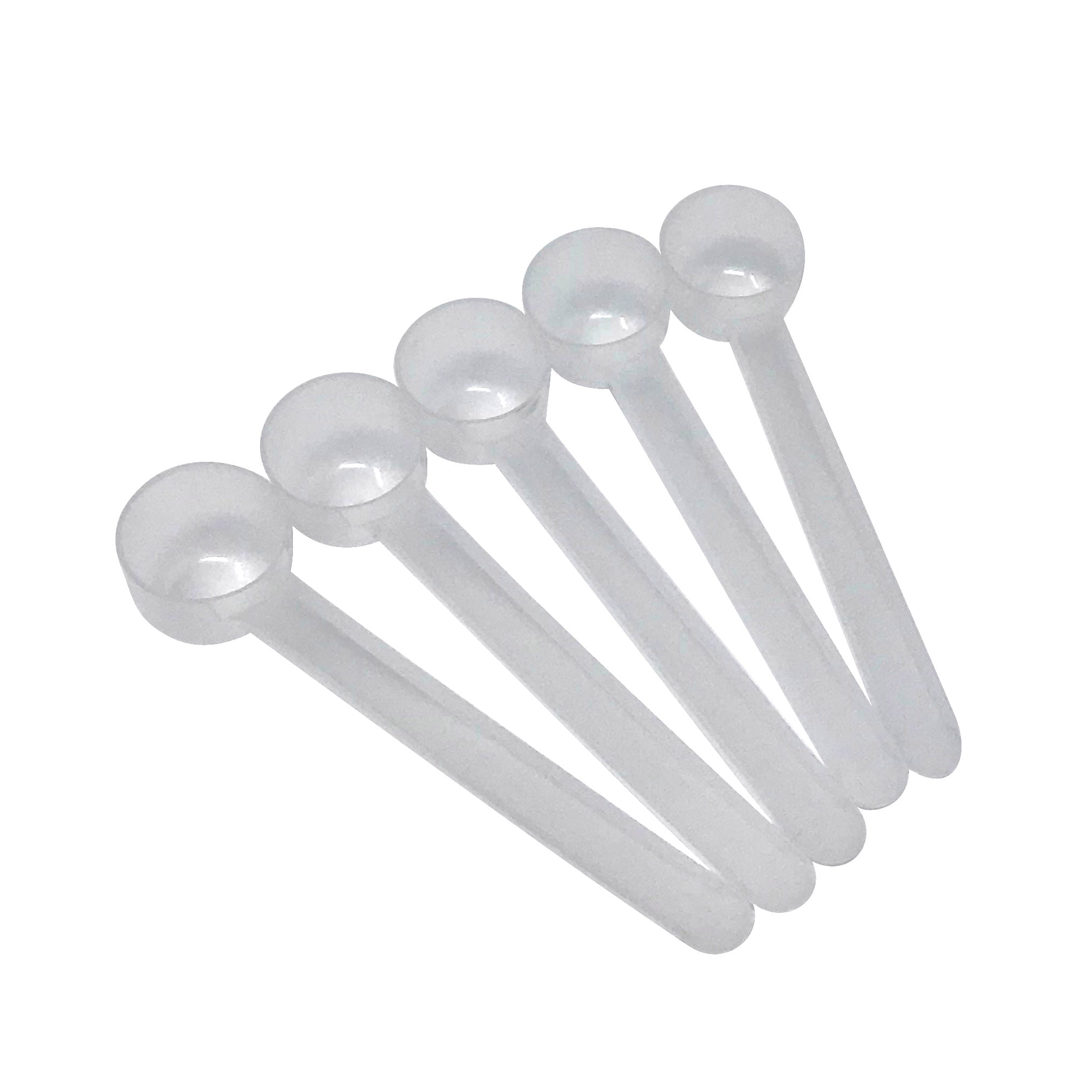 10 cc (2 Teaspoon 10 mL) Long Handle Rounded Scoop for Measuring