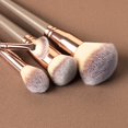 thumbnail image 4 of X  15PCS Makeup Brushes  Conical Handle Professional Premium Synthetic Makeup Brush Set Kit With Case Bag for Blending Foundation Powder Blush Eyeshadow, 4 of 15