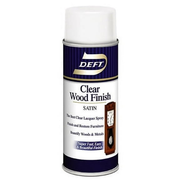 13 OZ Aerosol Clear Satin Wood Finish, Each