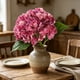thumbnail image 3 of Tallos de hortensias artificiales con cabeza de flor de seda | Hortensias artificiales realistas para decoración del hogar, 3 of 9