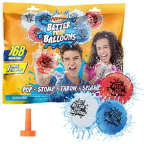 Hasbro Nerf Better Than Balloons (168 Water Pods, Clean Up)