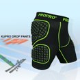 thumbnail image 3 of Acolchados De Protección Absorción De Golpes Ropa Protectora De Cadera Almohadillas Cortas Transpirables Pantalones Cortos Amortiguadores De Goma Para Snowboard Skate Board Ski qarigey OD010716-01, 3 of 6