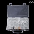 thumbnail image 4 of 64 Grids Painting Storage Container, Transparent Plastic Craft Organizer with Snap-On Lids, Multi Functional Storage Box for Art Accessories Beads, 1 X Transparent Mesh Storage Box/Jewelry Box, 4 of 9