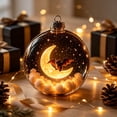 thumbnail image 4 of Halloween Clear Ball Ornament,Halloween Clear for Hanging Decorations Glow Party Indoor Outdoor, Spooky Tree Decoration for Halloween Christmas Party Home Decor 10cm, 4 of 4