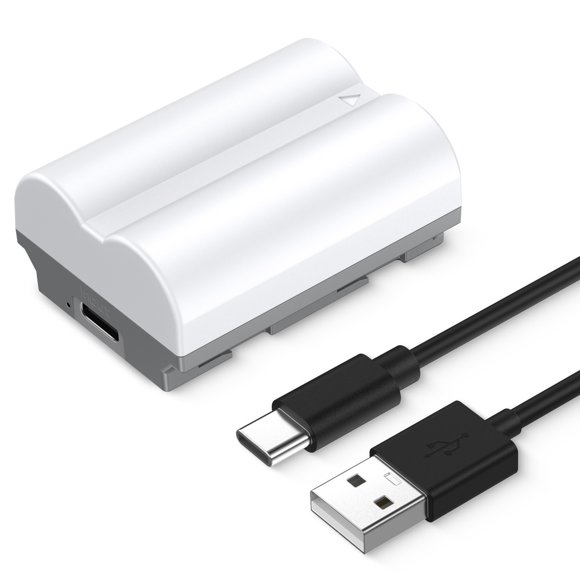 K&F CONCEPT NP-W235 Batterie d'Appareil Photo 7.2V 2400mAh 17.2Wh Grande Capacité avec Port de Charge Type-C Indicateur LED Remplacement pour Fujifilm X-T4/ X-T5/ GFX 50S II/ GFX 100S/ X-H2/ X-H2S, 1 Pack