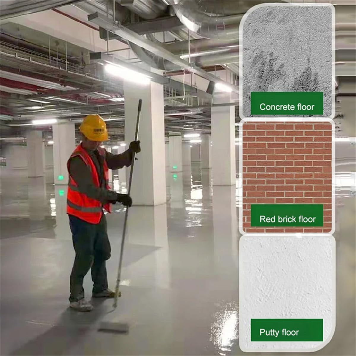 Quick-Dry Anti-Slip Water-Based Floor Paint, Concrete Paint, Floor Paint Epoxy Floor Paint, Floor Paint Interior, Concrete Floor Paint