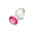 thumbnail image 4 of Me You Us Crystal Jewels Glass Anal Plug, Large, Pink, 4 of 4