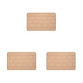 thumbnail image 2 of Maytalsory Quick-drying Bathroom Rugs Exquisite Crafted For Easy Cleaning Toilet Rugs Bath Mat Carpets Camel 3PCS, 2 of 6