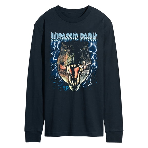 Jurassic Park - Lightning T-Rex - Men's Long Sleeve Graphic T-Shirt
