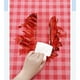 thumbnail image 3 of Esterilla de picnic impermeable, lavable a máquina, cuadrícula roja, 1,5 x 2 m/4,9 x 6,6 pies, perfecta para aventuras al aire libre y acampadas, 3 of 5