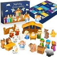 thumbnail image 7 of BESTSKY Nativity Advent Calendar 2025 Kids Christmas Story Nativity Playset Christian Advent Calendar for Toddlers Kids Boys Girls 25Pcs Nativity Scene Set Toys for Children Ages 1-6+, 7 of 7