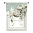 thumbnail image 3 of White Flowers Vintage Background Window Curtain for Living Room Kitchen Tie-up Roman Curtain Home Decor Blinds Drapes, 3 of 6